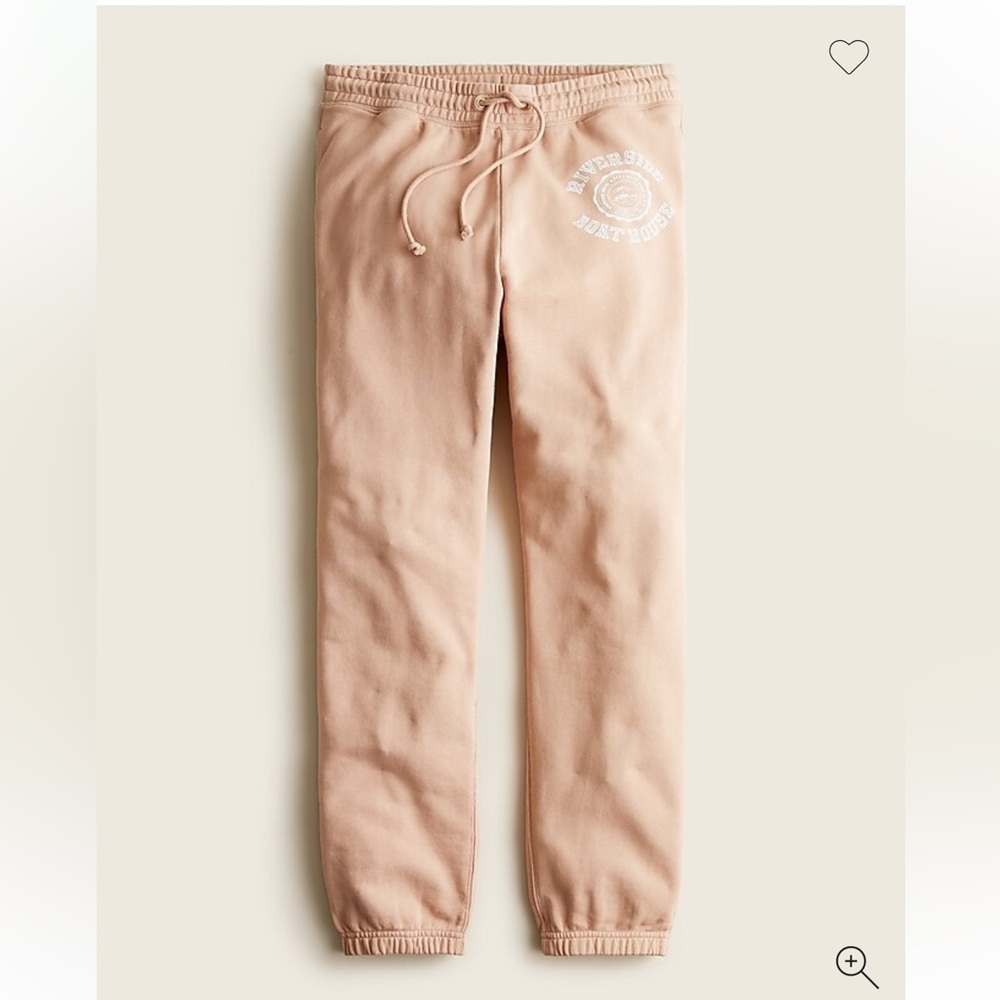 J. Crew Beige Jogger sweatpants Pants with Logo